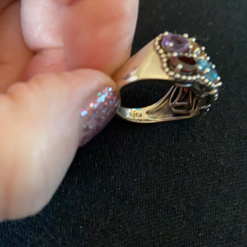 EFFY multiple oval gemstone 💎 ring - Picture 10 of 10